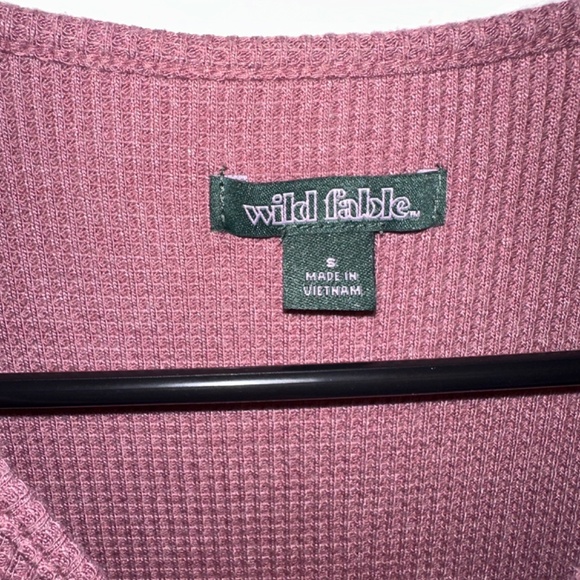 Wild Fable Mauve Waffle Knit Dress - Picture 5 of 6